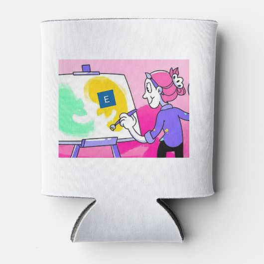 Schattigee gepersonaliseerde mok blikjeskoeler (Voorkant)