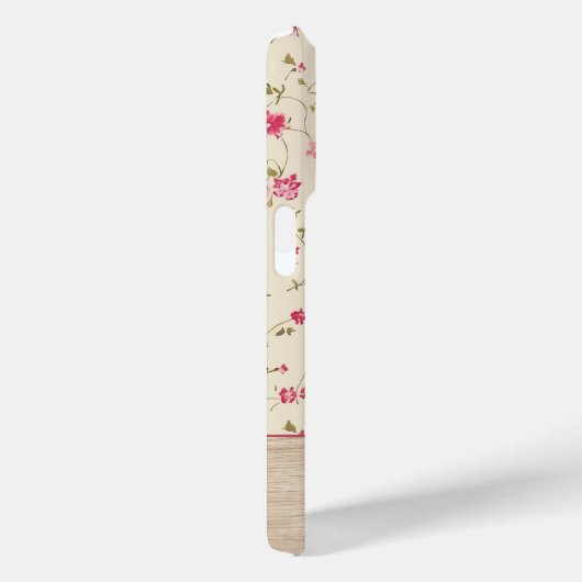 Schattigee gepersonaliseerde Shabby Chic Bloemstuk Case-Mate iPhone Case (Achterkant / Rechts)