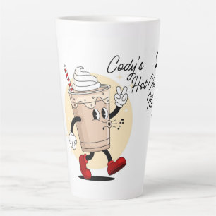 Schattigee gepersonaliseerde warme chocolademelk latte mok