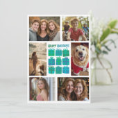 Schattigee Geschenken Cadeaus Hand-getrokken CUSTO Feestdagenkaart (Staand voorkant)