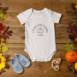 Schattigee geslachtsneutrale Sweet Little Pumpkin Romper