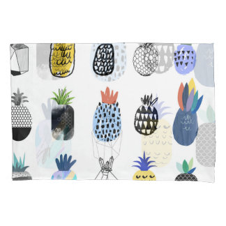 Schattigee getextureerde ananas,  collectie. kussensloop