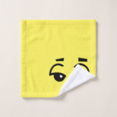 SCHATTIGEE GEZICHTEN PRIMAIRE KLEURRIJKE BADHANDDO BAD HANDDOEK (Wasdoekje)