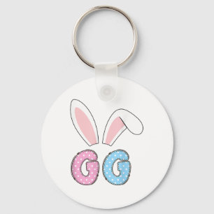 Schattigee GG Happy Easter Bunny Matching Family O Sleutelhanger