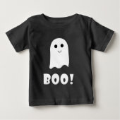 Schattigee Ghost Boo Happy Halloween Hoodie (Voorkant)