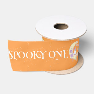 Schattigee Ghost Boo Spooky Een Eerste Verjaardag  Lint