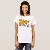 Schattigee Ghost Boo Y'all Funny Halloween T-shirt (Voorkant volledig)
