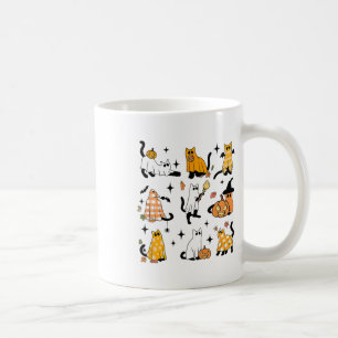 Schattigee Ghost Cat Funny Halloween outfit kostuu Koffiemok