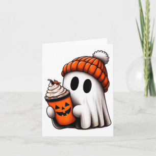 Schattigee Ghost Drink Koffie Halloween Ghost Ice Kaart