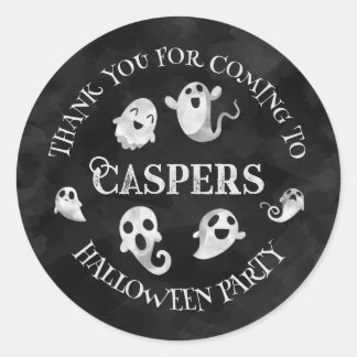 Schattigee Ghost Halloween Party Dank u Stickers