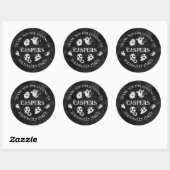 Schattigee Ghost Halloween Party Dank u Stickers (Vel)
