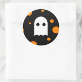 Schattigee Ghost Halloween Stickers voor kinderen (Tas)