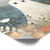 Schattigee Ghost in Meadows Whimsical Halloween Kw Poster (Hoek)