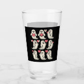 Schattigee Ghost Lover Heart Valentijnsdag Funny C Glas (Voorkant)