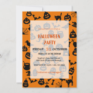 Schattigee Ghost & Pumpkin Halloween Kaart