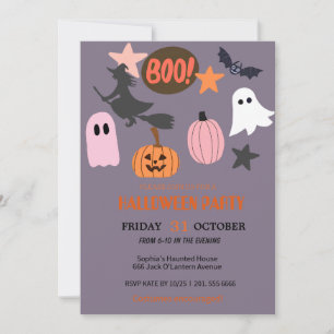 Schattigee Ghost & Pumpkin Halloween Kaart