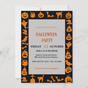 Schattigee Ghost & Pumpkin Halloween Kaart