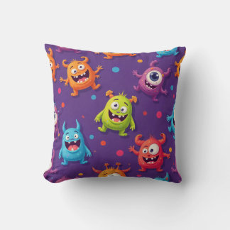 Schattigee Ghost & Pumpkin Pattern Halloween Gooi Kussen