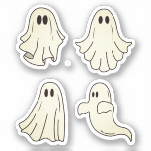 Schattigee Ghost Sticker Pack, Ghoul, Halloween St