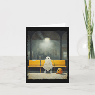 Schattigee Ghost Waiting metrostation Hallowee Kaart