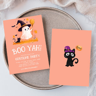 Schattigee Ghost Witch Kinder Halloween Kostuumfee Kaart
