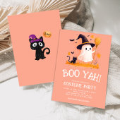 Schattigee Ghost Witch Kinder Halloween Kostuumfee Kaart