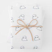 Schattigee Ghost Wrapping Paper Flat Sheet (In situ)