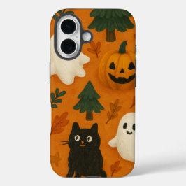 Schattigee Ghosts & Pumpkins Mobiel Hoesje