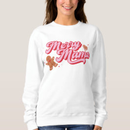 Schattigee Gingerbread Cookie Merry Mama Holiday Trui