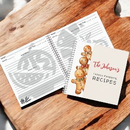 Schattigee Gingerbread Cookies Familie Favoriete R Notitieboek