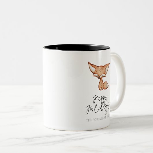 Schattigee Gingerbread Fox vakantie Mok (Voorkant rechts)