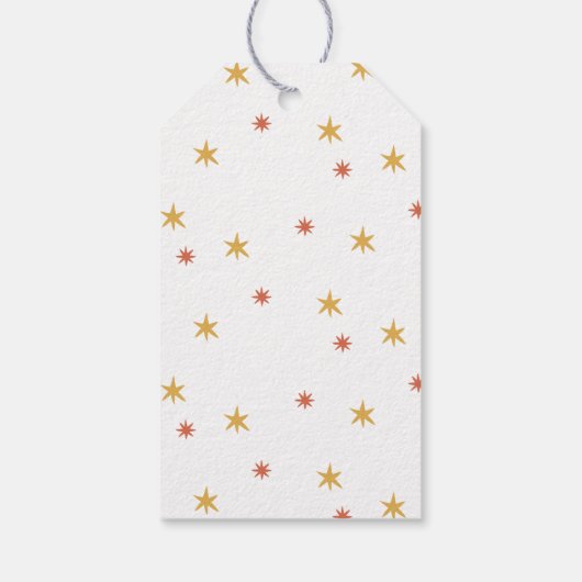 Schattigee giraf. Safari dier baby shower dank u Cadeaulabel (Achterkant)