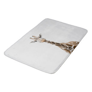 Schattigee Giraffe 1 #animal#art Badmat