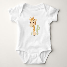 Schattigee Giraffe Baby Jersey Bodysuit