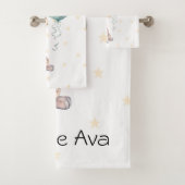 Schattigee Giraffe Balloon 1e Verjaardagscadeau Cu Bad Handdoek (Insitu)