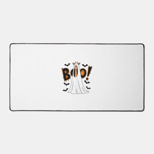 Schattigee Giraffe Boo Halloween Kostuum Zoo Lover Bureaumat (Voorkant)