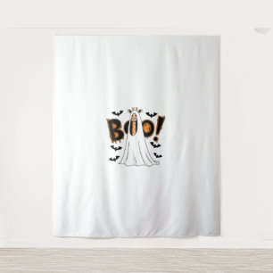 Schattigee Giraffe Boo Halloween Kostuum Zoo Lover Wandkleed