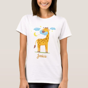 Schattigee Giraffe, geschenken voor Giraffe liefhe T-shirt