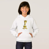 Schattigee Giraffe Kinderen Hoodie (Voorkant volledig)
