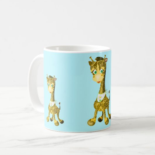 Schattigee Giraffe Mok (Voorkant links)