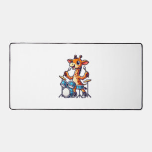 Schattigee Giraffe spelen Drums Giraffes Drummer M Bureaumat