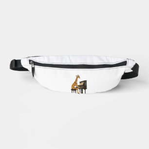 Schattigee Giraffe Spelen Piano Giraffes Musicus M Heuptasje