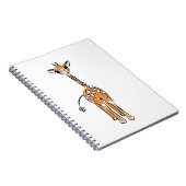 Schattigee giraffentekening notitieboek (Rechterzijde)