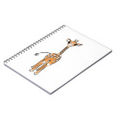 Schattigee giraffentekening notitieboek (Linkerzijde)