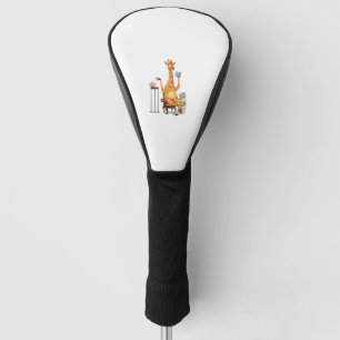Schattigee Giraffes, boeken en theekado Golfheadcover