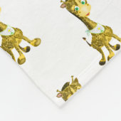 Schattigee Giraffes Fleece Deken (Hoek)
