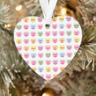 Schattigee girly aangepaste kleine conversatie har ornament