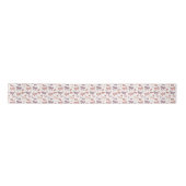 Schattigee Girly Dusty Pink Bows en Hearts Pattern Lint (Voorkant)