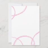 Schattigee Girly eerste reis rond het verjaardagsf Kaart (Achterkant)