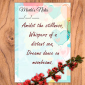 Schattigee Girly Hartballonnen 4" x 6" Post-it® Notes